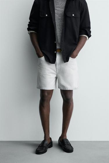 „REGULAR FIT“ DŽINSINIAI ŠORTAI – Sky blue – „Zara“