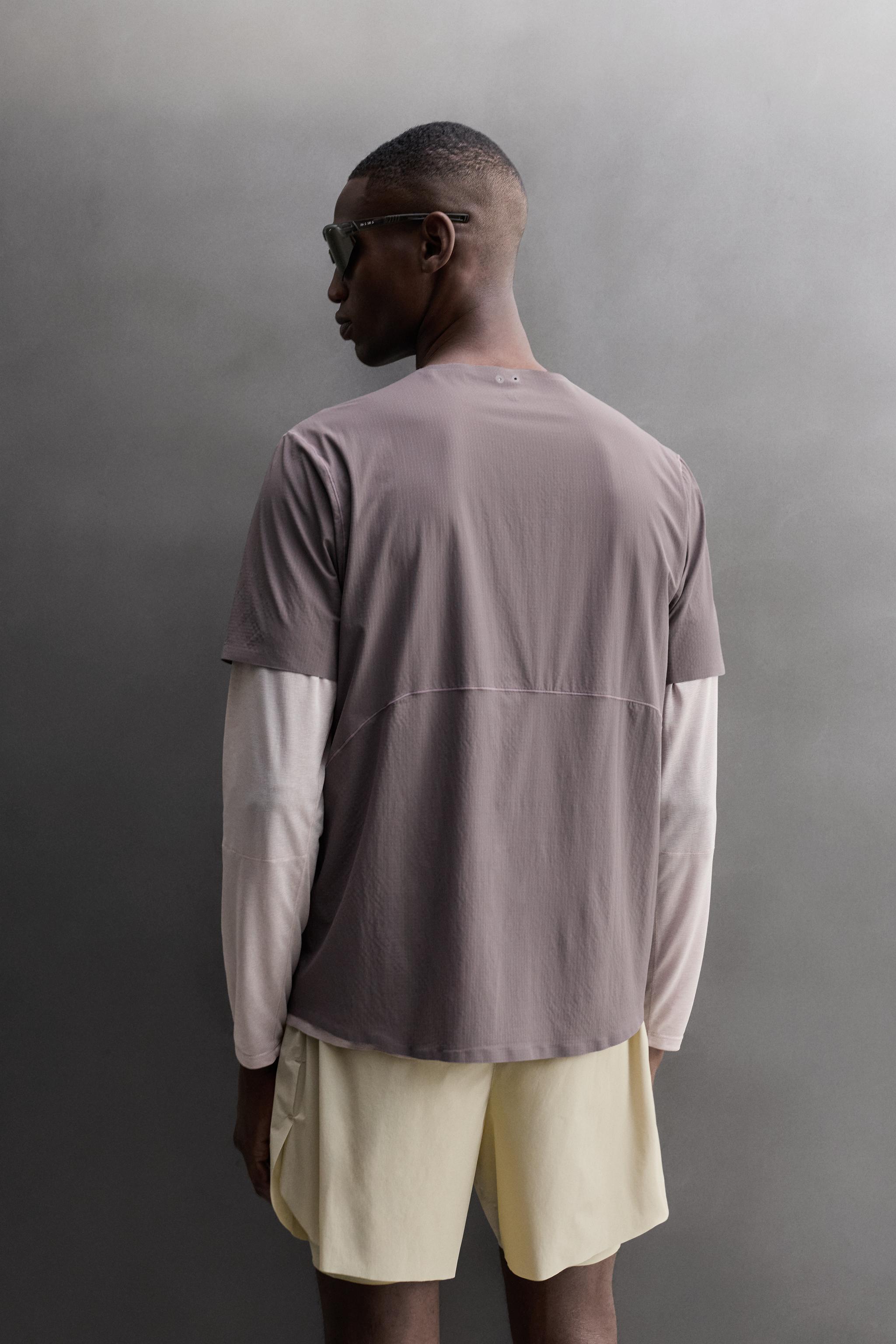 Zara TEKNİK DOKULU T-SHIRT görsel 3