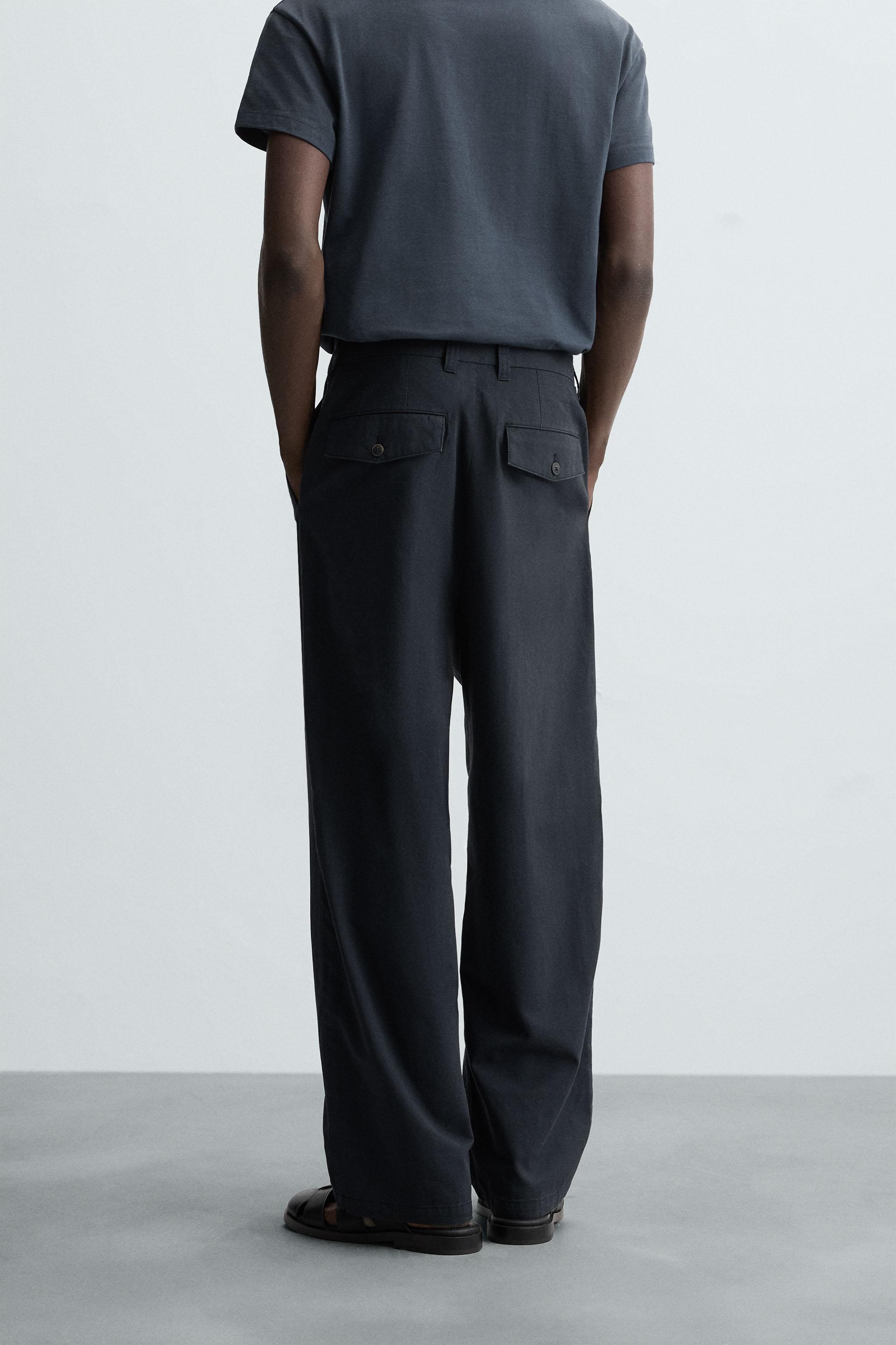 PANTALON REGULAR FIT STRUCTURÉ