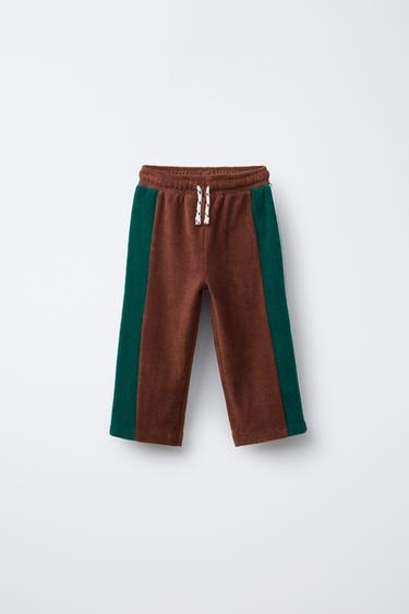 TOWELLING TROUSERS - Brown by Zara - Image 0