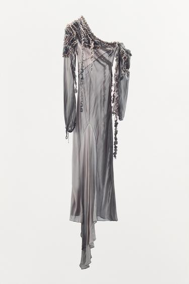 ROBE ASYMÉTRIQUE ZW COLLECTION LIMITED EDITION - Lilas de Zara - Image 3