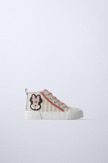 MINNIE MOUSE © DISNEY HIGH-TOP SNEAKERS - Pink by Zara