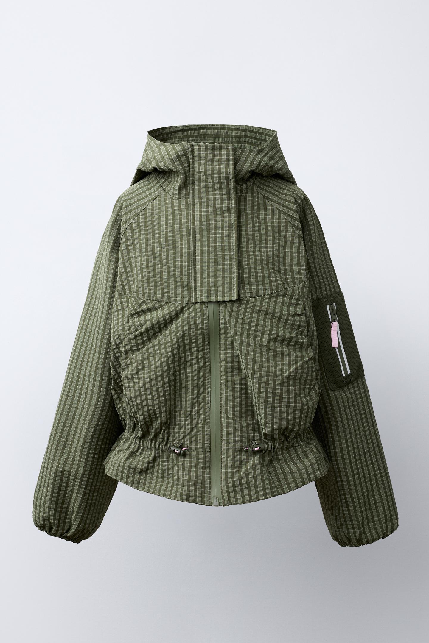 Детская куртка Zara Technical Water-Repellent Softshell, цвет: Зелёный