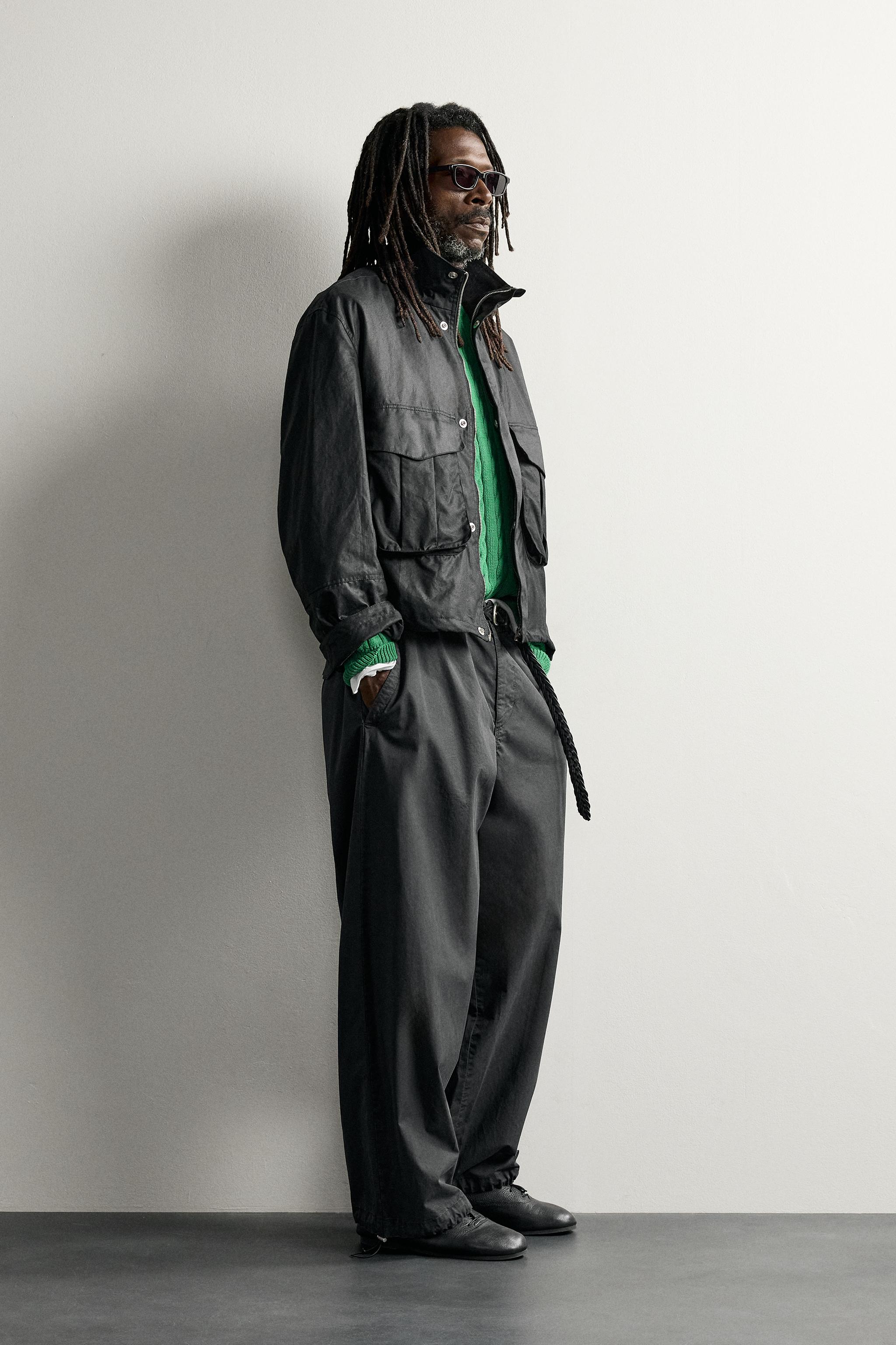 AARON LEVINE X ZARA WAXED EFFECT JACKET