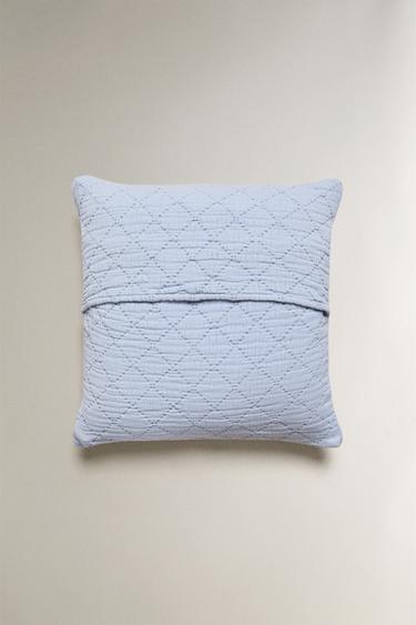 HOUSSE DE COUSSIN ENFANT LOSANGES - Bleu de Zara - Image 2