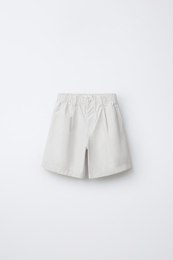 BALLOON BERMUDA SHORTS WITH ELASTICATED WAIST - 771 by Zara - Image 0