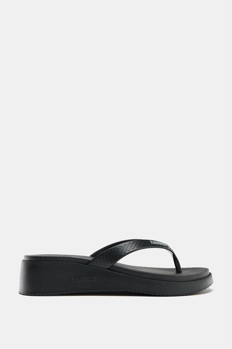 HAVAIANAS ® x ZARA PLATFORM SANDALS Black ZARA South Africa