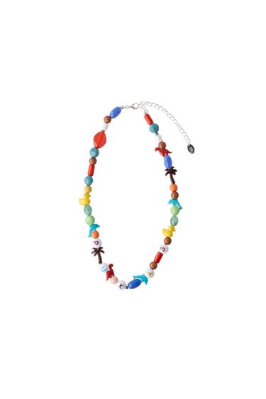 COLLAR ABALORIOS FORMAS PUKAS SURF - Multicolor de Zara