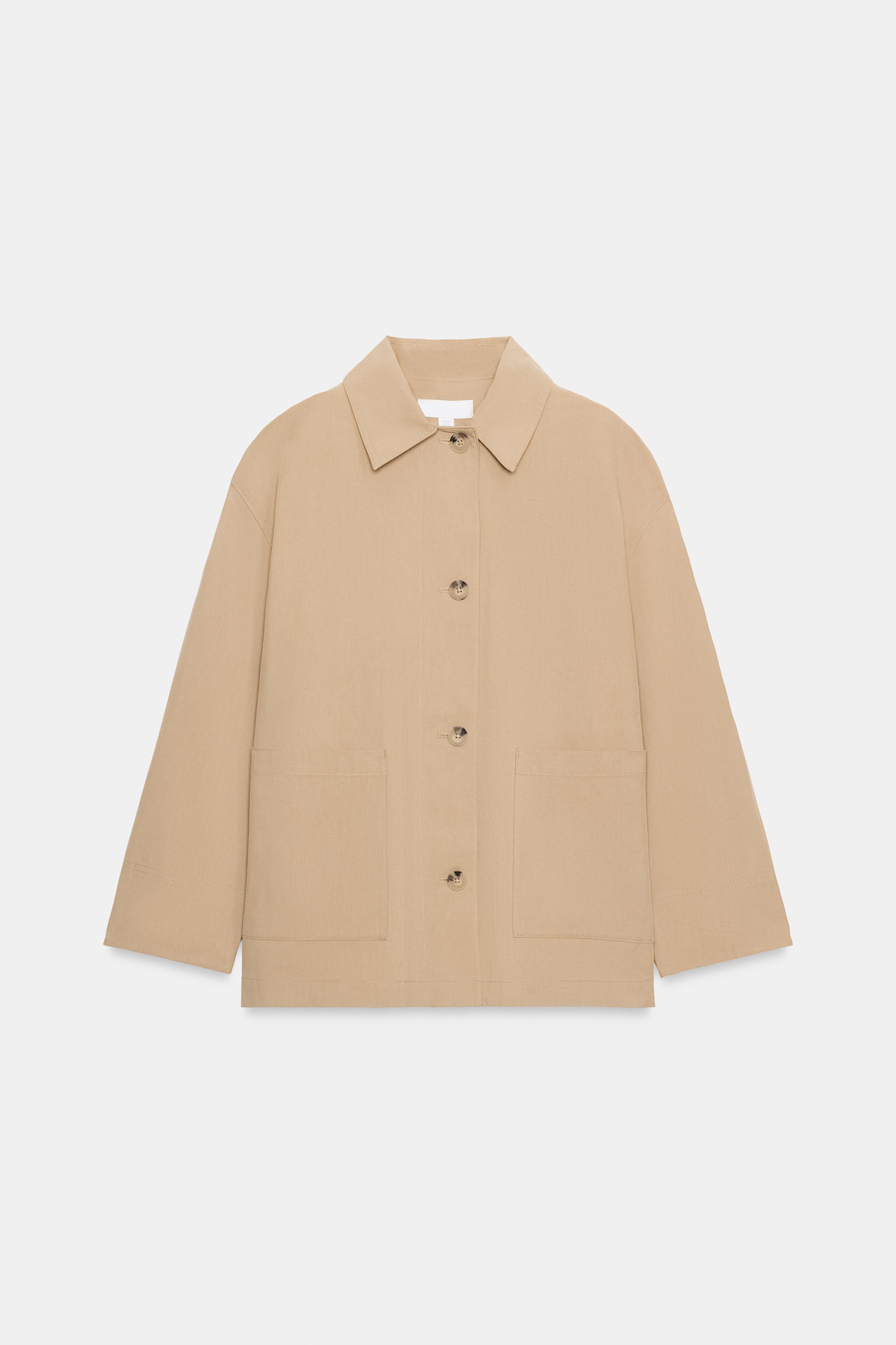 ZARA ナイロンポケットジャケット　XS ZARA ナイロンポケットジャケット XS - メルカリ