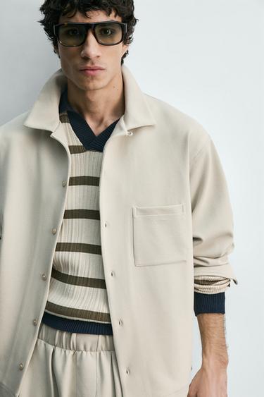 CHEMISE RELAXED FIT INTERLOCK - pierre de Zara - Image 5