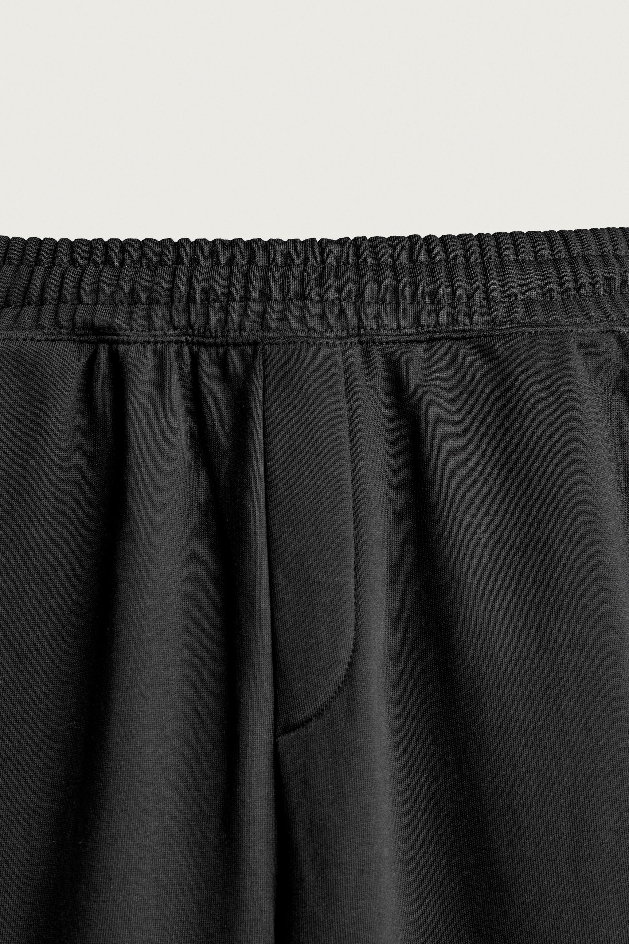 Мужские брюки Zara BASIC BALLOON-FIT JOGGERS — фото 8