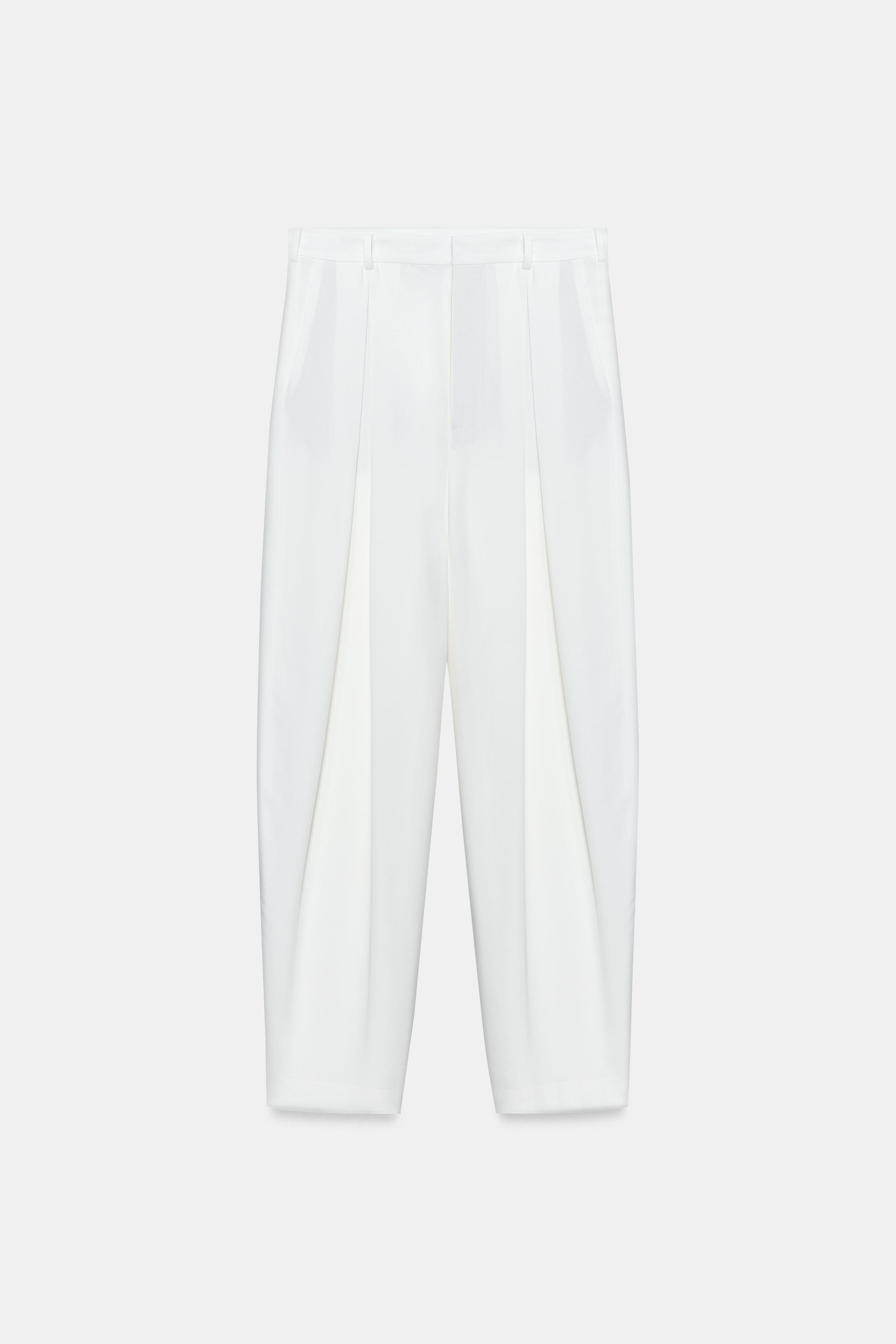 ZW COLLECTION FLOWY DARTED PANTS