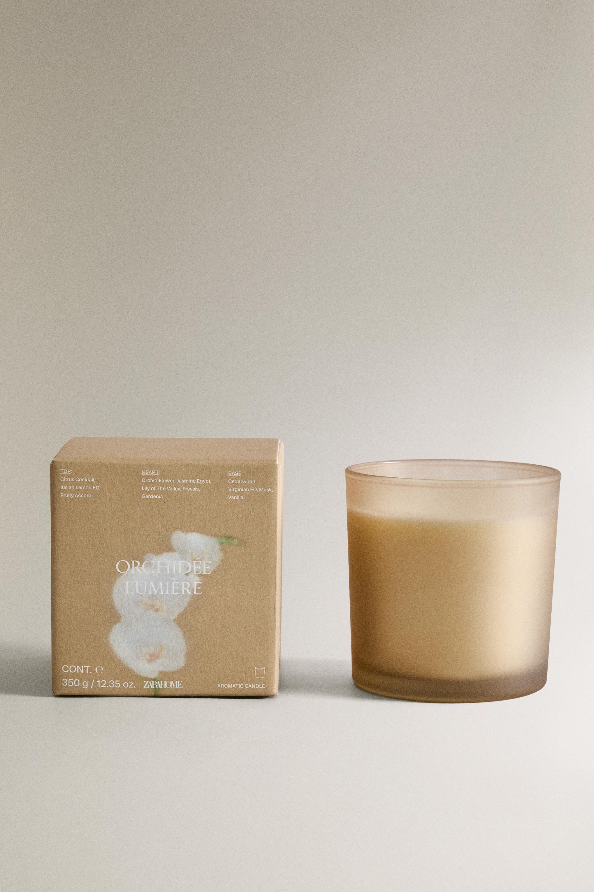 (350 G) ORCHIDÉE LUMIÈRE SCENTED CANDLE