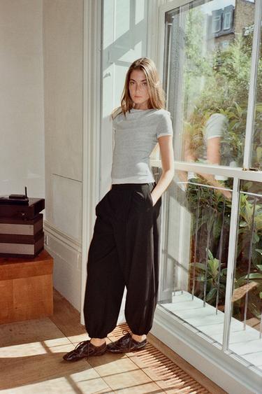БРЮКИ-ДЖОГГЕРЫ — ЧЕРНЫЙ от Zara