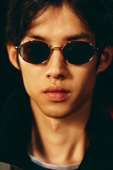 OVAL SUNGLASSES - Silver by Zara