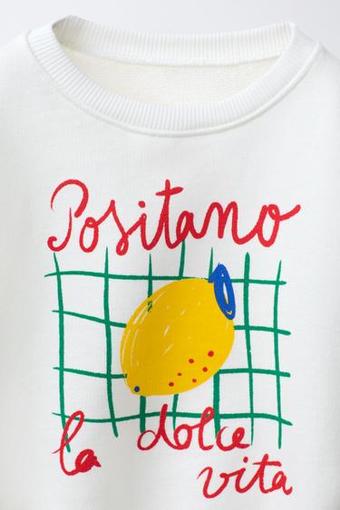 SWEAT IMPRIMÉ CASA LAWA X ZARA KIDS - Blanc cassé de Zara - Image 2