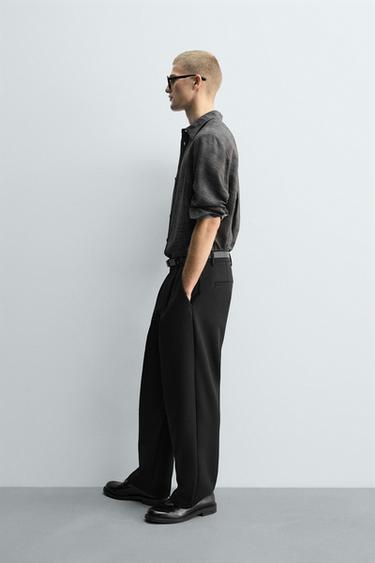 CHEMISE À IMPRIMÉ STRUCTURÉE - Noir de Zara - Image 3