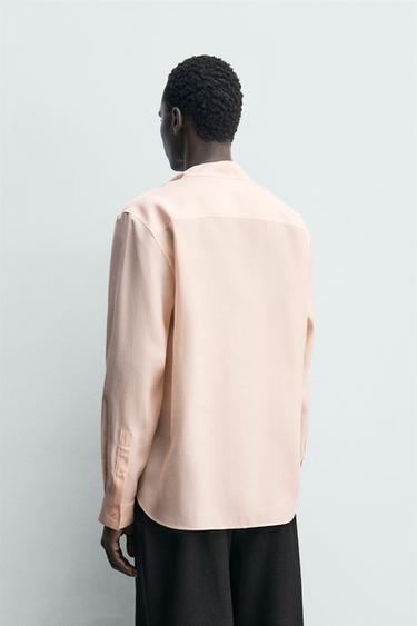 CHEMISE FLUIDE À NŒUD - Saumon de Zara - Image 2