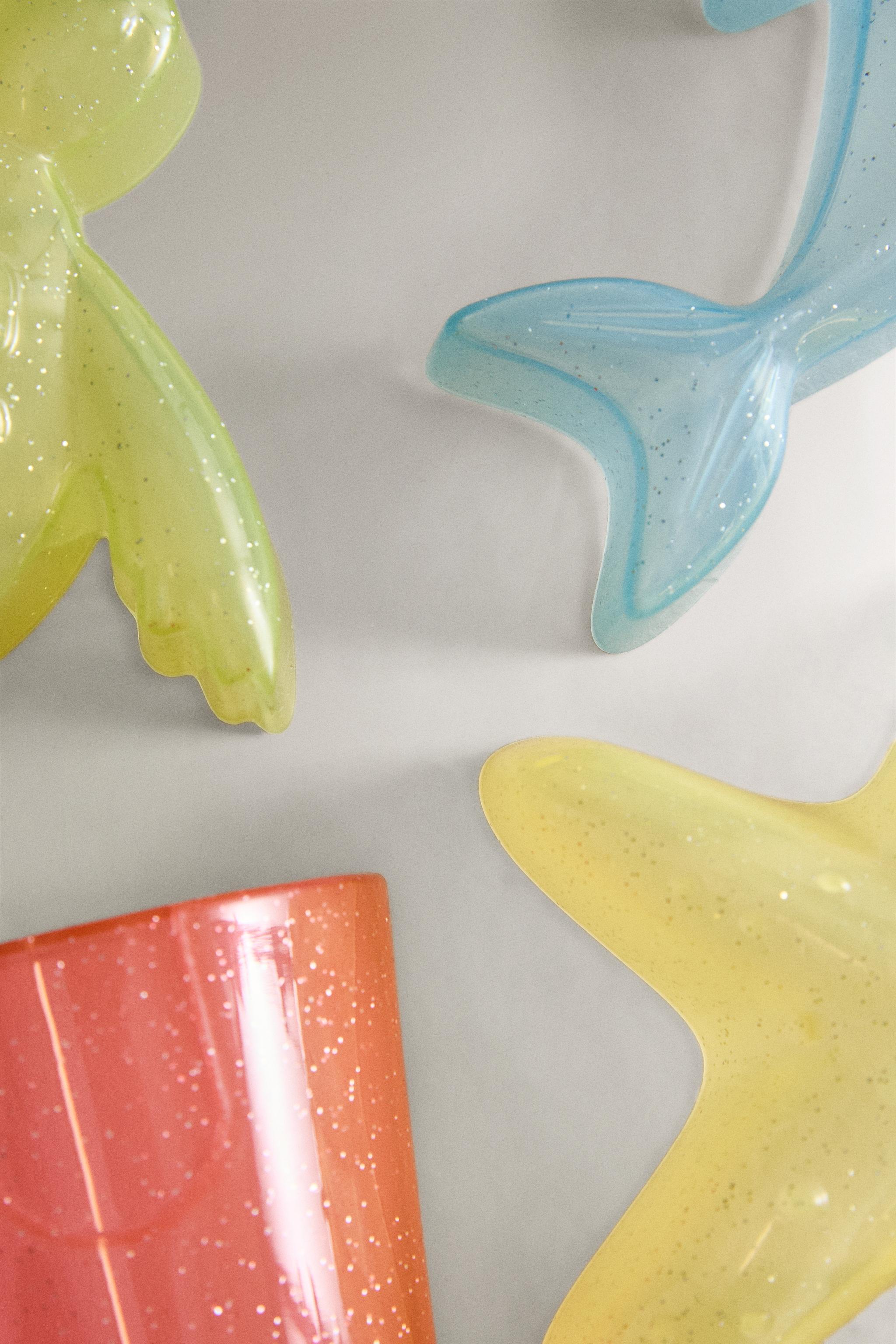 Zara PACK OF KIDS' GLITTER BEACH MOLDS (PACK OF 4) — фото 3