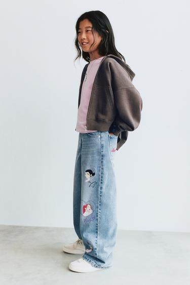 JEANS WIDE LEG KPOP DEMON HUNTERS™ NETFLIX © - Azul de Zara
