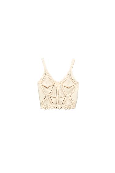 OPEN KNIT TOP