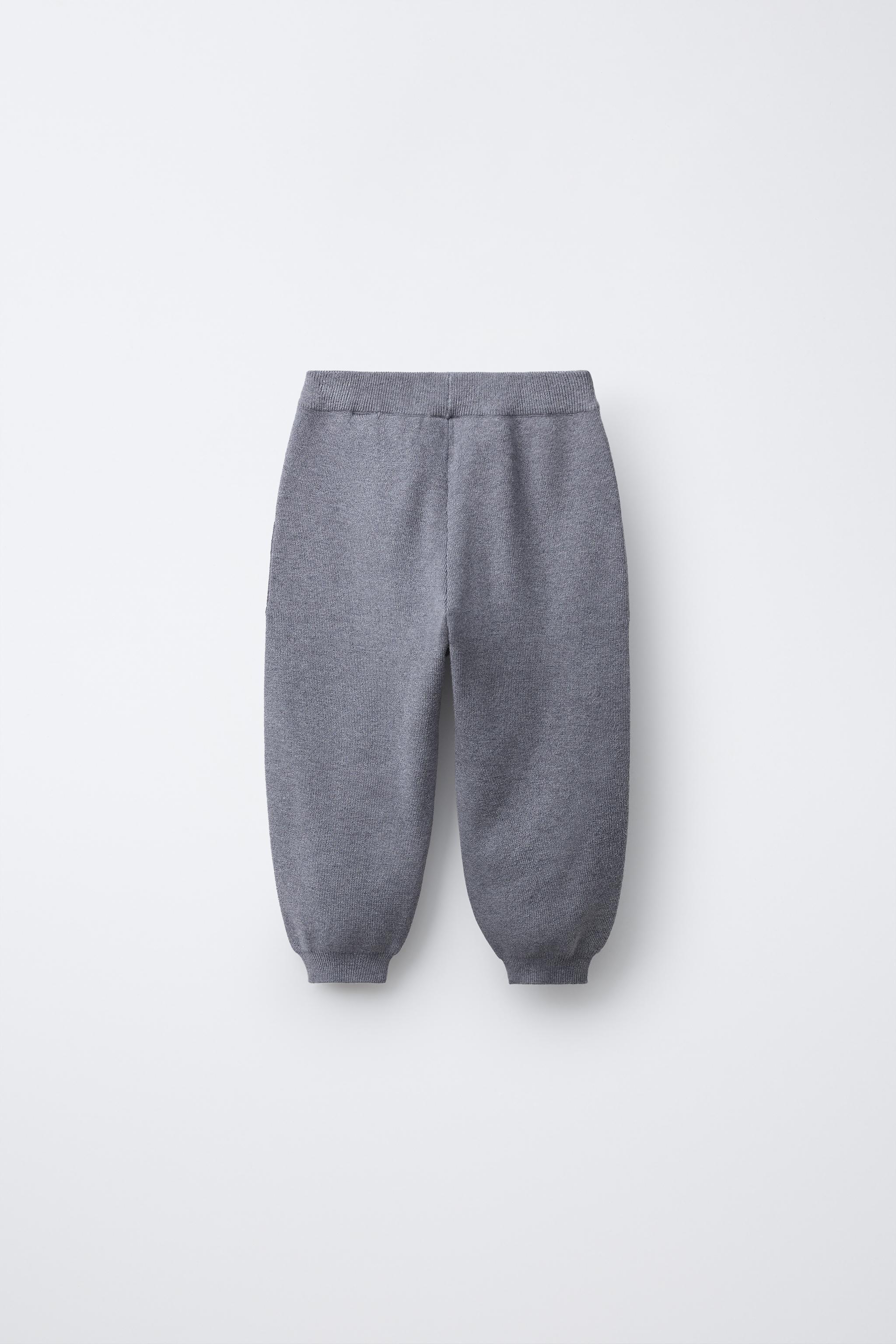 KNIT JOGGING PANTS - Gray marl | ZARA United States