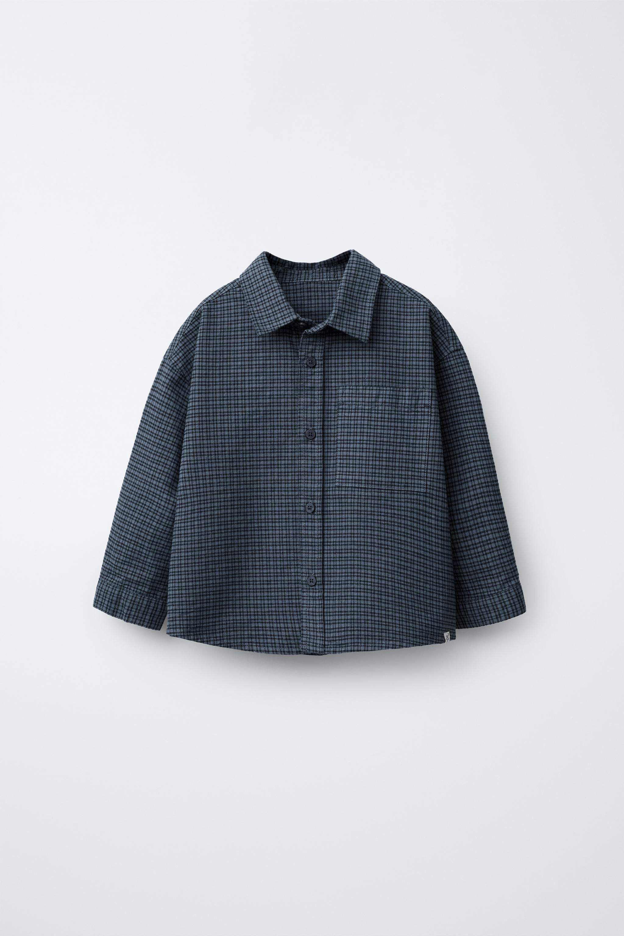 CALENTITO チェック柄シャツ - ブルー | ZARA Japan / 日本