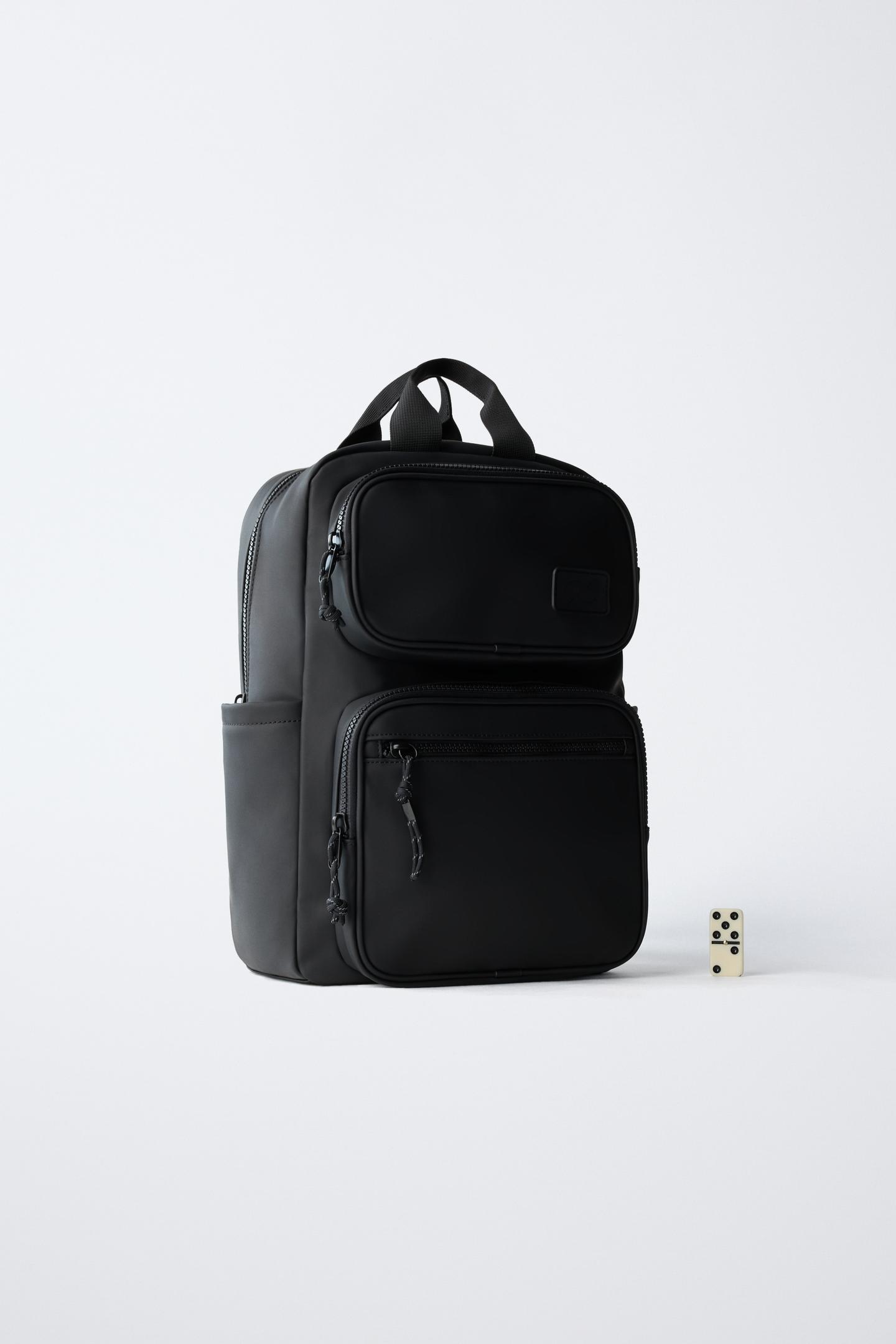 Рюкзак Zara Rubberized для детей, цвет: Чёрный — фото 6