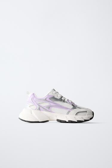 MESH TRAINERS - Purple by Zara - Image 0