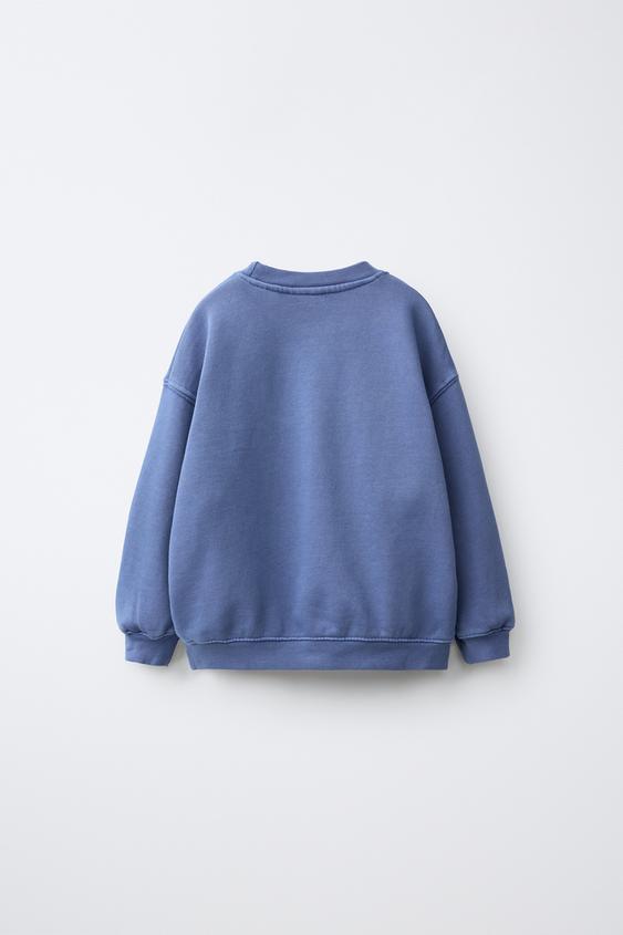 SWEAT UNI - Bleu roi de Zara - Image 1