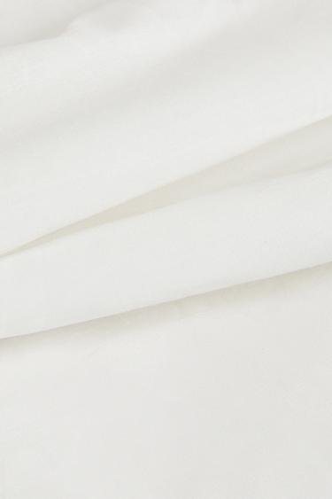 PRZEŚCIERADŁO SPODNIE DO KOSZA MOJŻESZA I KOŁYSKI (KOMPLET 2 SZT.) - biały-ecru Zara