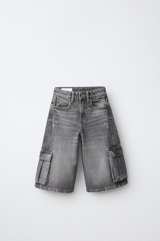 BAGGY CARGO-BERMUDASHORTS - Anthrazit von Zara - Bild 0