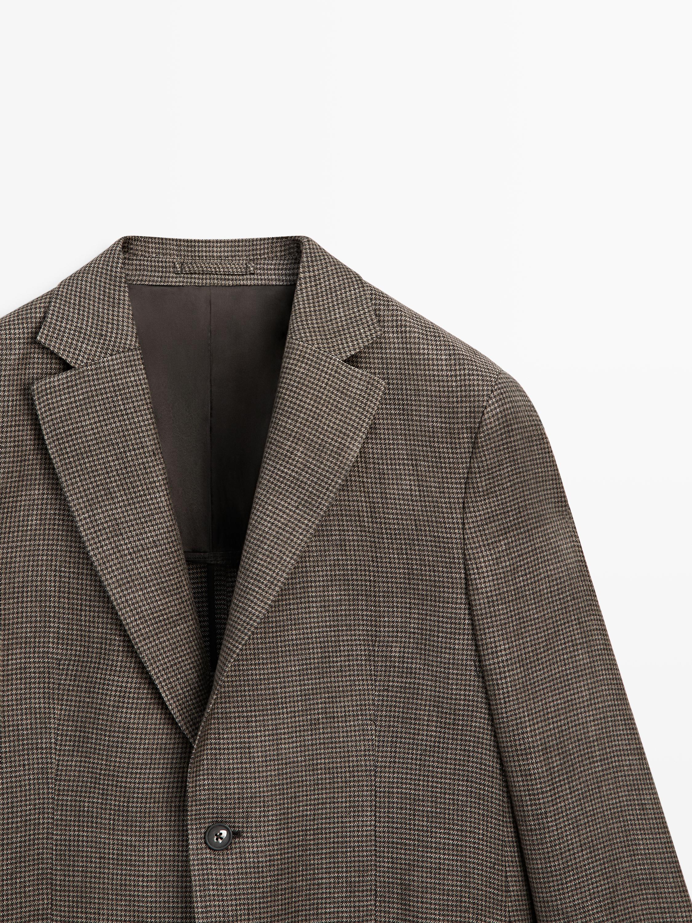 100% linen blazer with pocket details