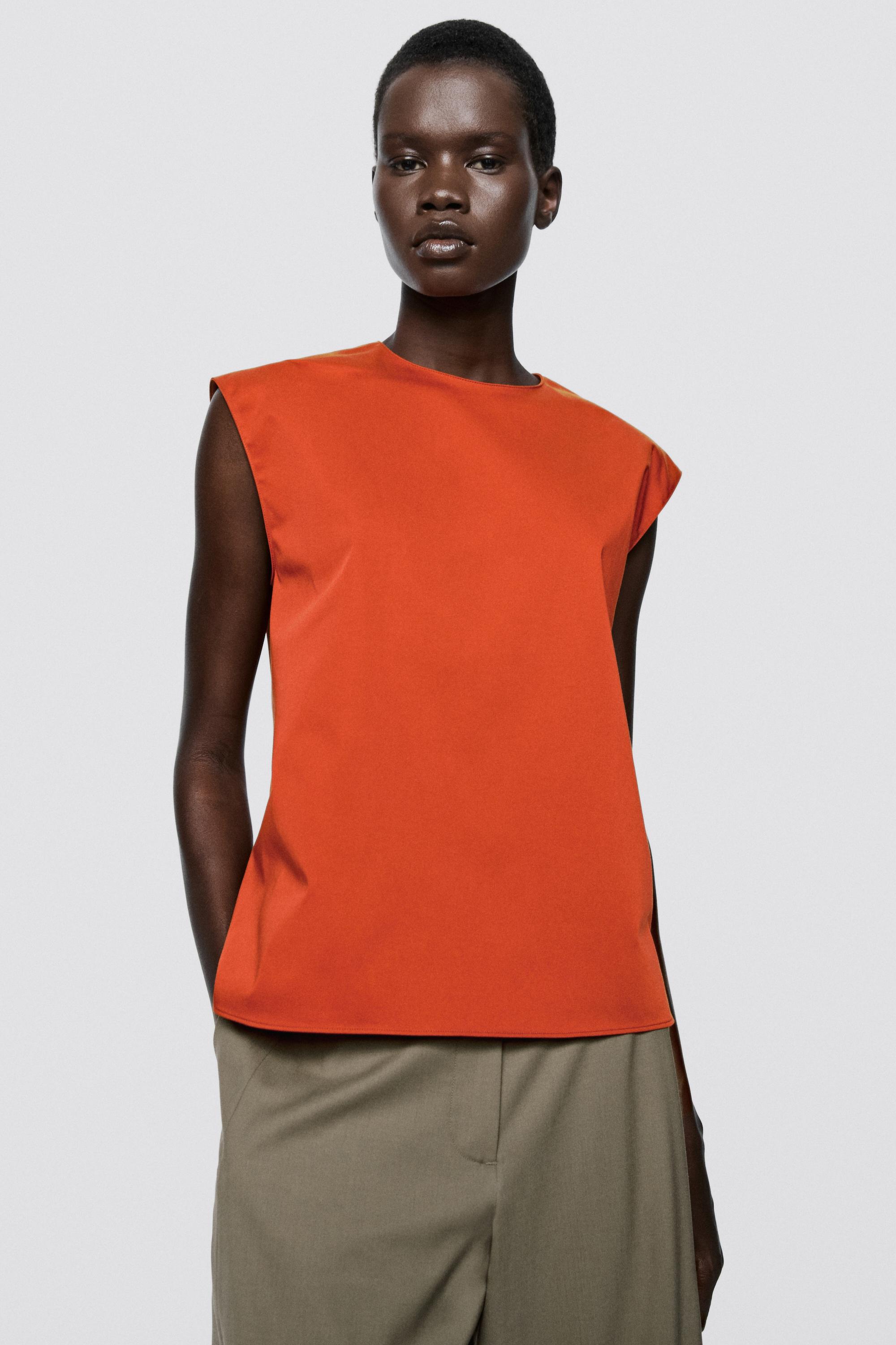 Cotton blend poplin top - LIMITED EDITION