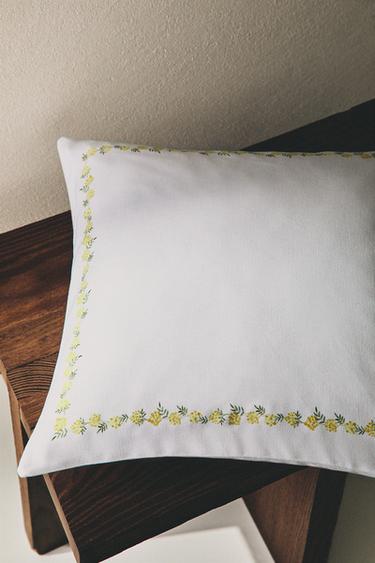 MIMOSA CUSHION COVER - Oyster-white by Zara - Image 5