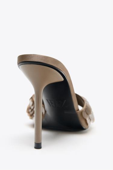 FANTASY SEQUIN SANDALS - Taupe Grey by Zara - Image 5