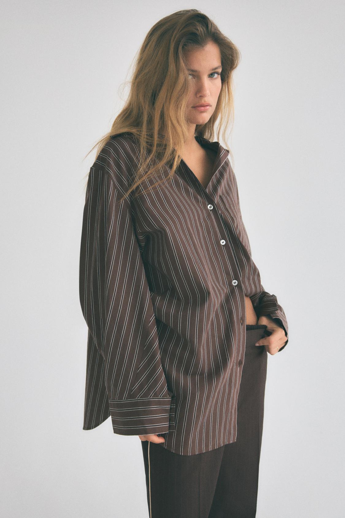 BATWING STRIPE SHIRT