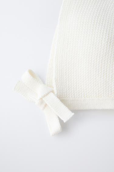 KNIT BONNET - Light ecru by Zara - Image 1