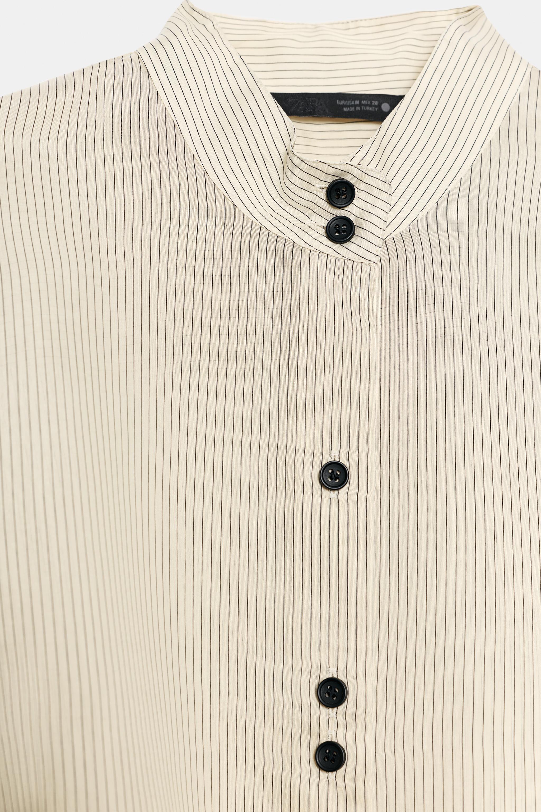 STRIPED CUMMERBUND SHIRT ZW COLLECTION