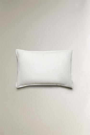 SATEEN JACQUARD PILLOWCASE (300 THREAD COUNT) - Oyster-white by Zara - Image 2