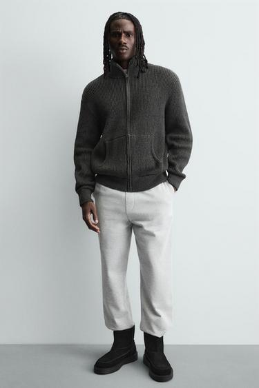 BOTA PIEL - Negro de Zara - Imagen 0