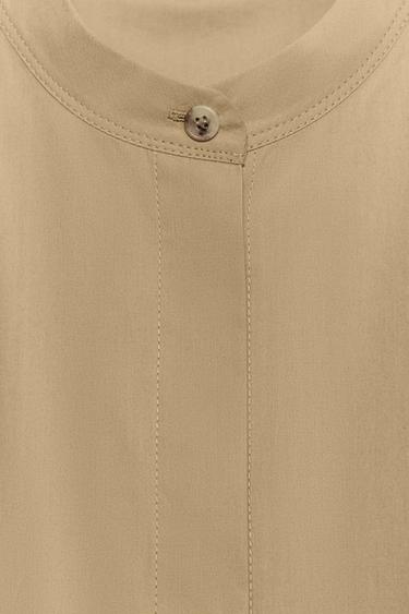 CHEMISE POPELINE ZW COLLECTION LIMITED EDITION - Sable de Zara - Image 7