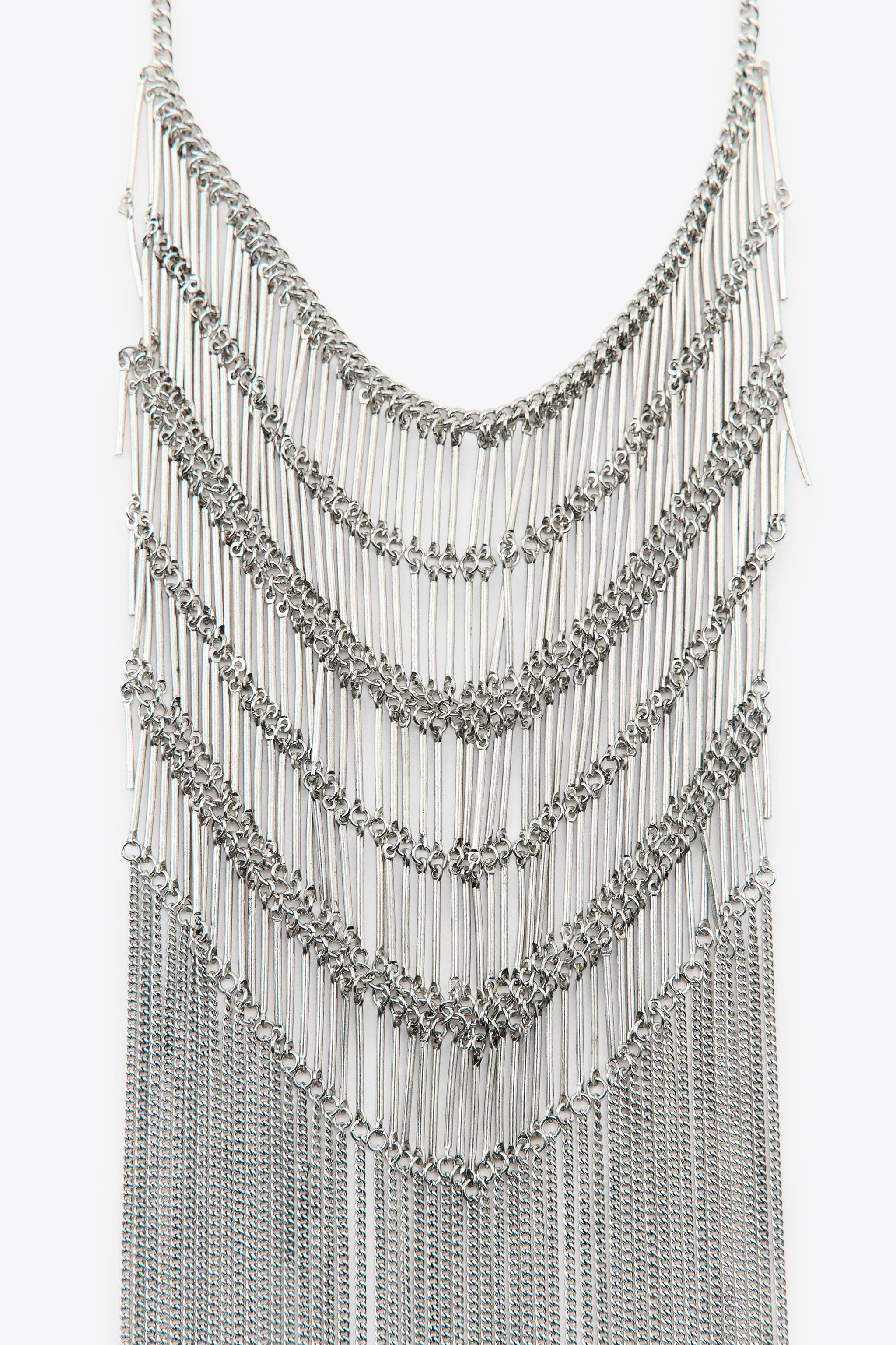 COLLIER CASCADE MULTI-CHAÎNES