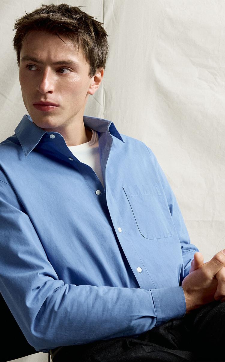RELAXED FIT POPLIN SHIRT