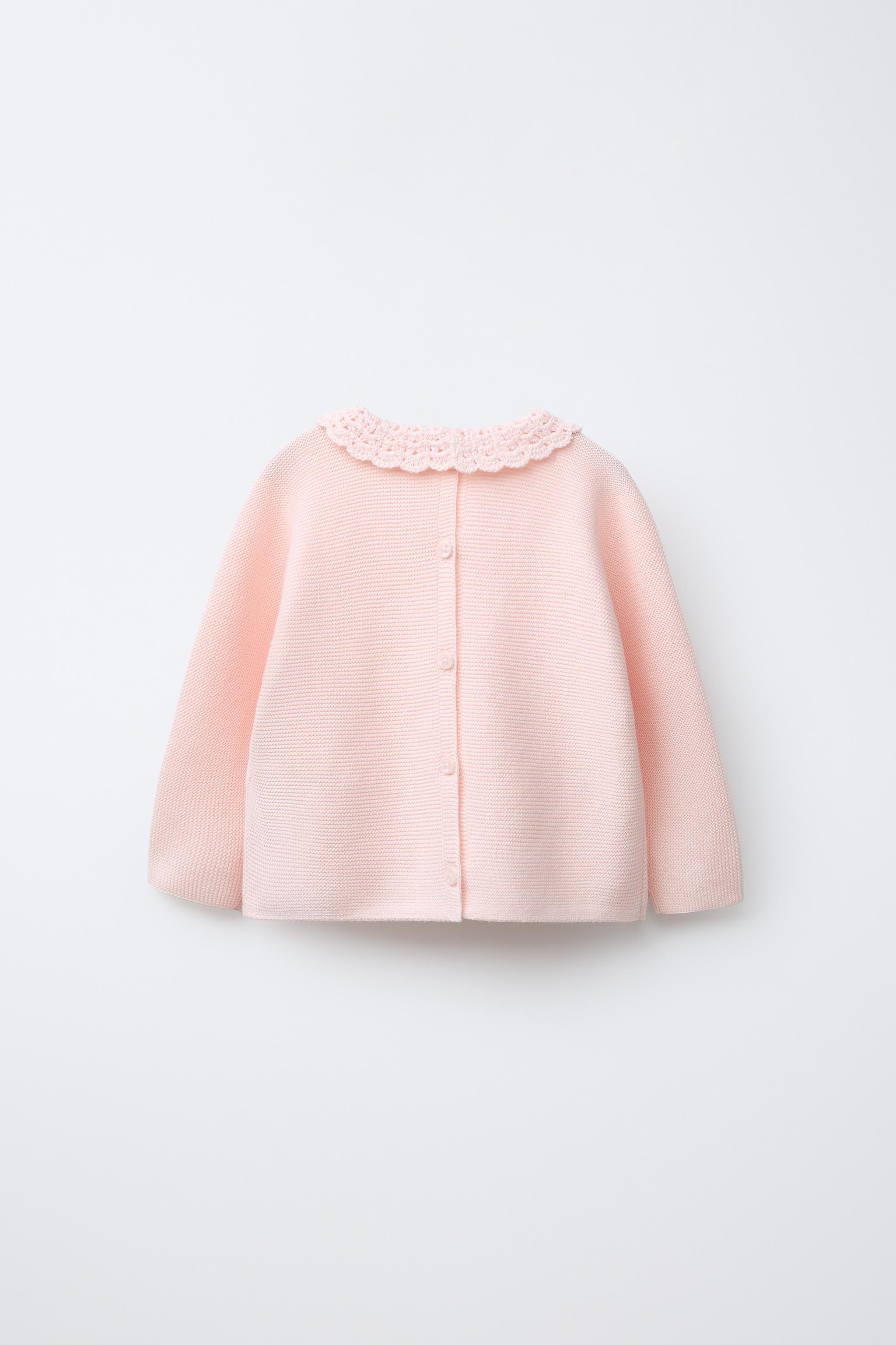 CROCHET KNIT COLLAR SWEATER