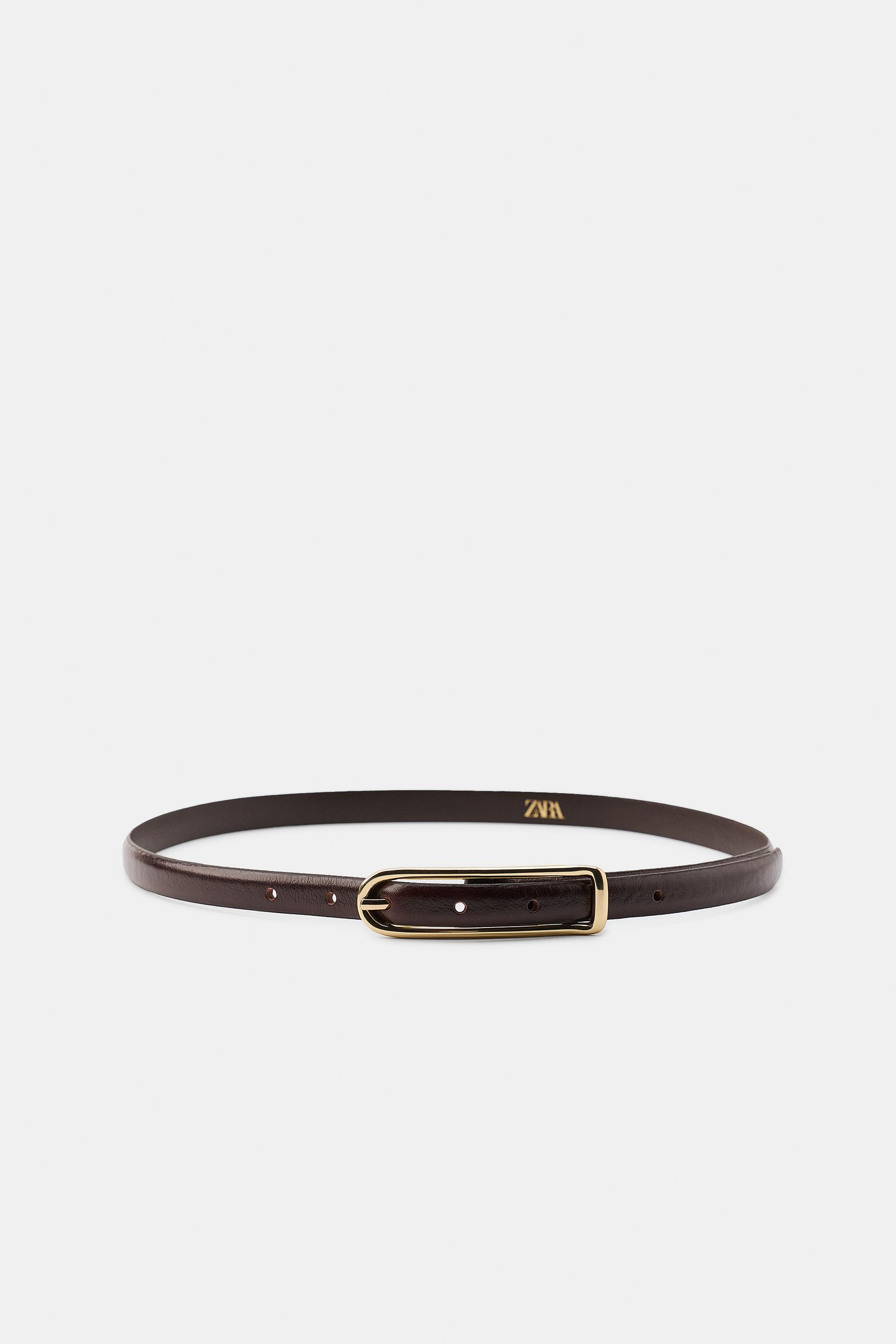 CEINTURE FINE 100 % CUIR