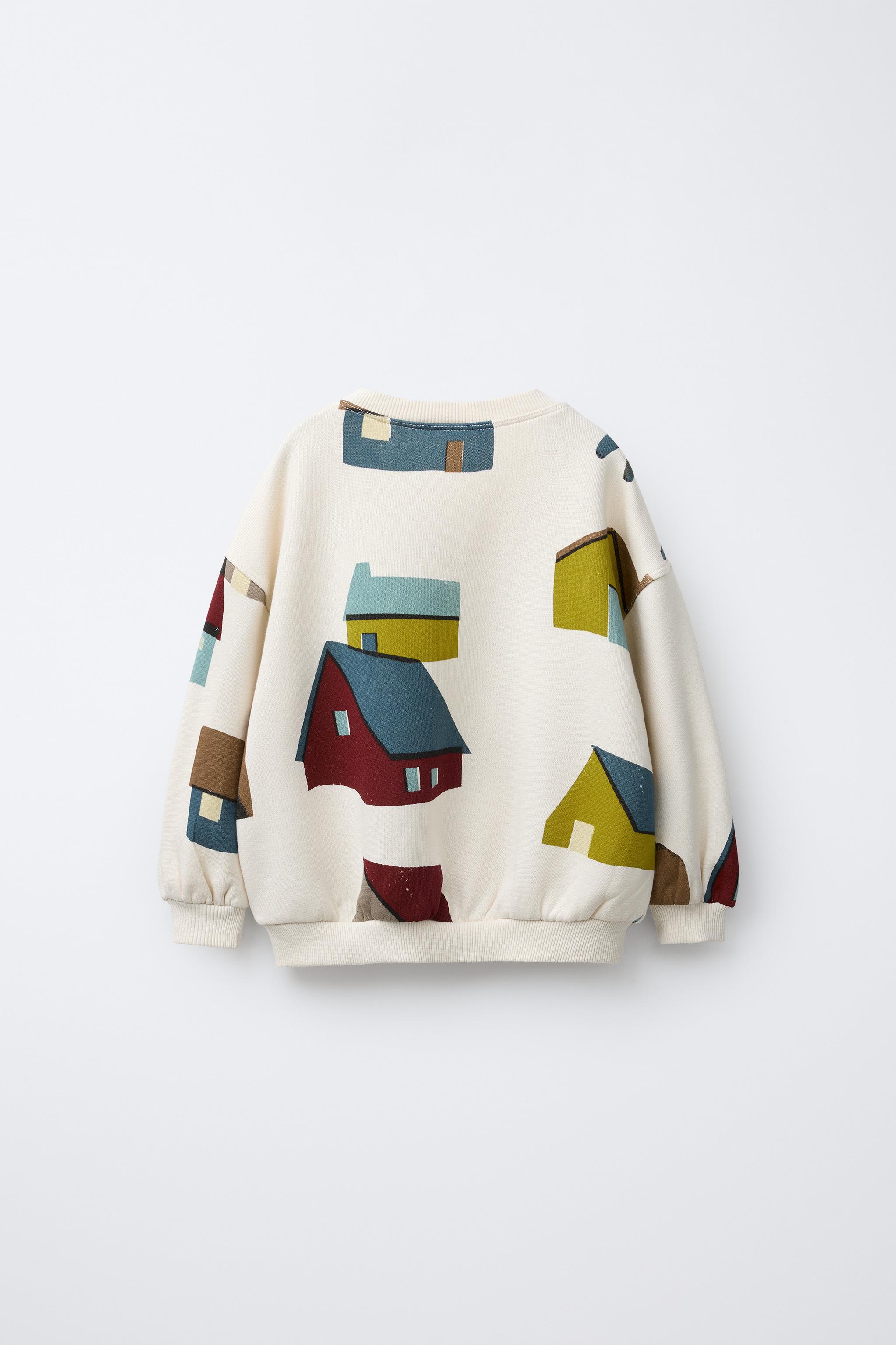 HOUSE PRINT SWEATSHIRT