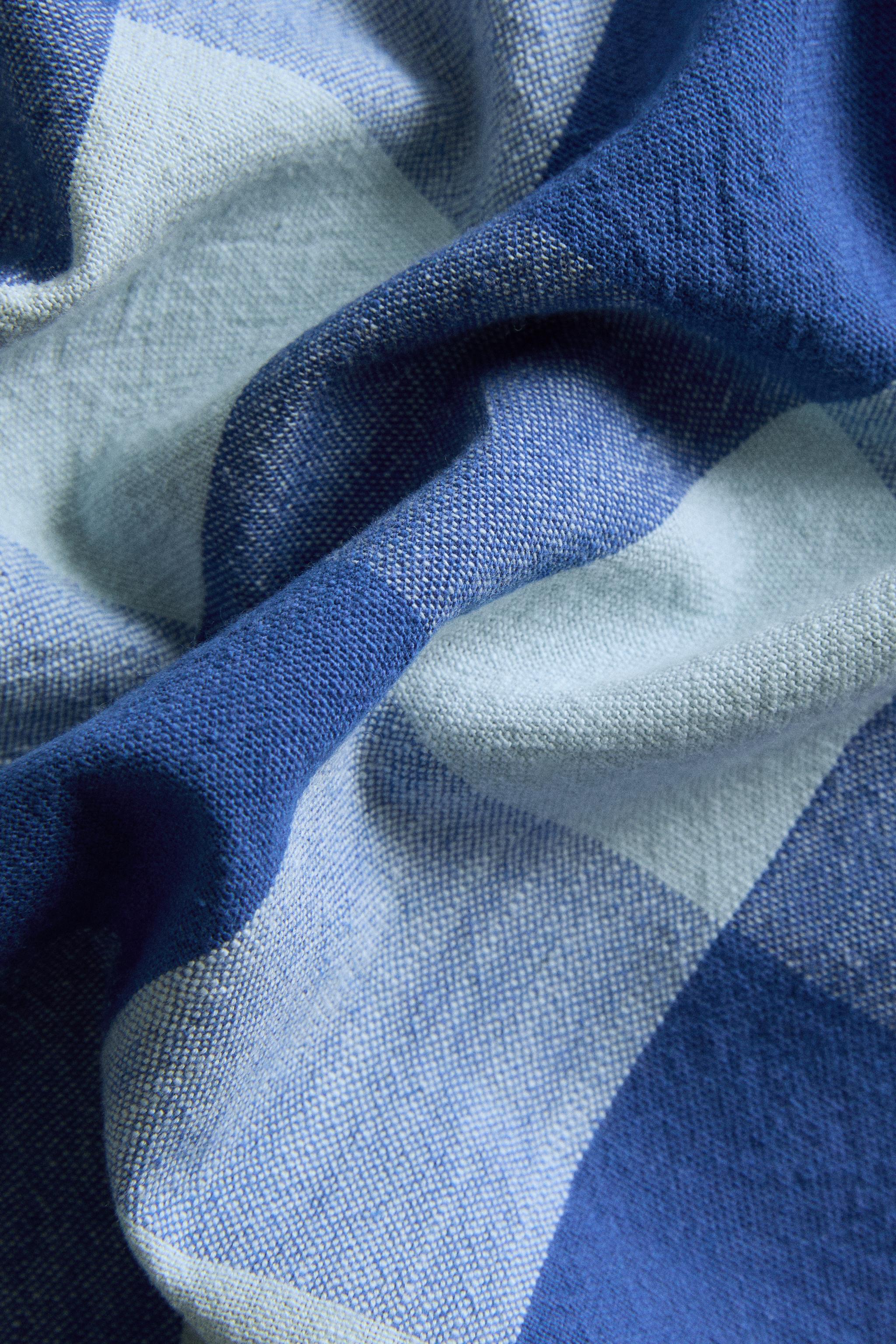 Zara CHECK COTTON TABLECLOTH — фото 4