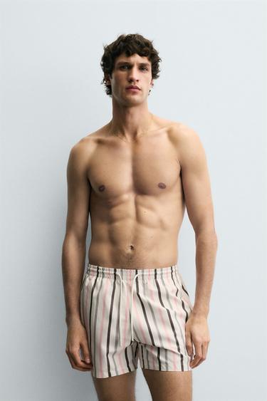 MAILLOT DE BAIN À RAYURES MOYENNES - Multicolore de Zara - Image 1