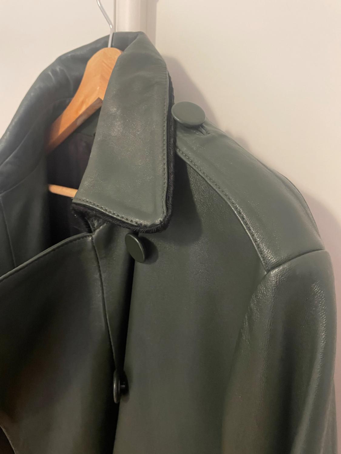 LEATHER TRENCH COAT - Image 6